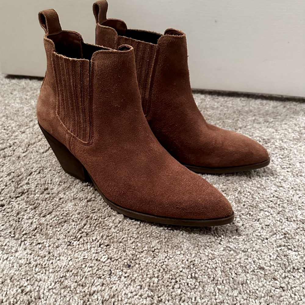 Portland Leather Patina AP Dakota Boots in Sand Size 7 - Picture 2 of 6